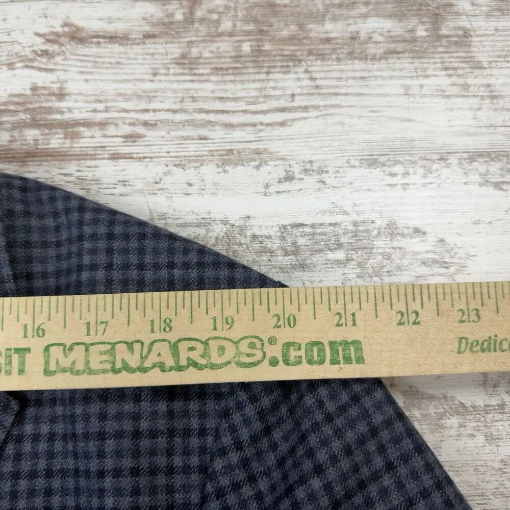 J.Crew Ludlow 46R Slim Blazer Abraham Moon Wool Cotton Unstructured Jacket Check